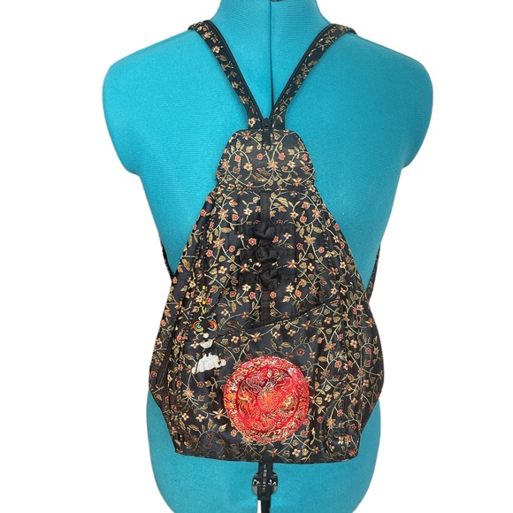 Rampage Y2K Colorful Oriental Backpack or Satchel - Picture 2 of 8